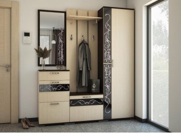 Тумба для обуви Барка ТН-04 венге / дуб молочный