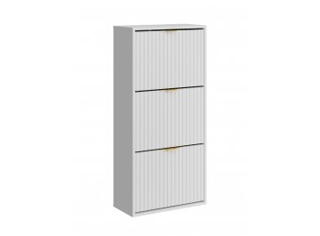 Тумба для обуви ridberg lugano 3Я белый / золото