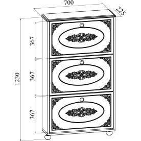 Обувница Ассоль АС-46