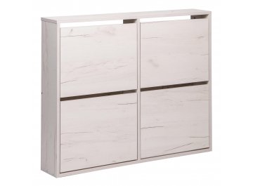 Тумба для обуви Сити лдсп дуб крафт белый