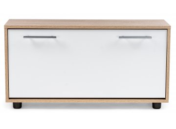 Тумба для обуви ТП-3 дуб сонома / белый