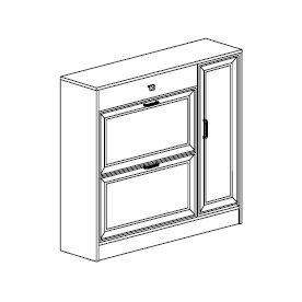 Тумба для обуви Фламенко-2 83