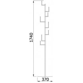 Напольная вешалка Cactus