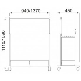 Напольная вешалка Cora