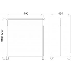 Напольная вешалка Flora