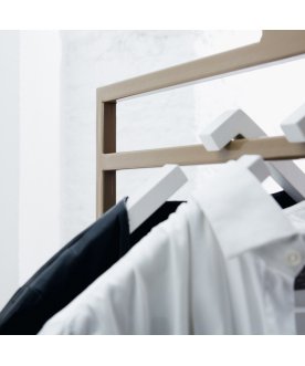 Напольная вешалка МЯУ 60см золотая