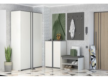 Вешалка настенная Иннэс-12 даймонд 011 / графит