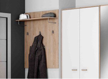 Вешалка настенная Калгари дуб натуральный светлый