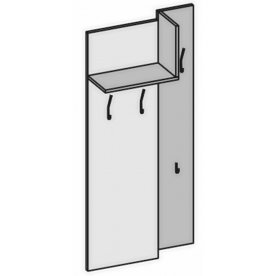 Настенная вешалка МС Квадро В-1