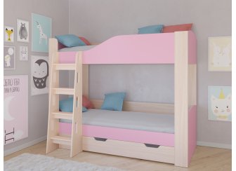 Двухъярусная кровать Астра 2 с ящиком