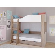 дуб сонома / белый