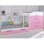 белый / розовый