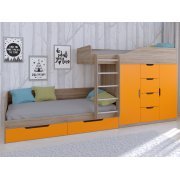 дуб сонома / оранжевый