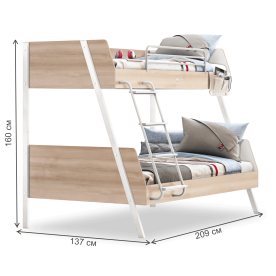 Двухъярусная кровать Duo
