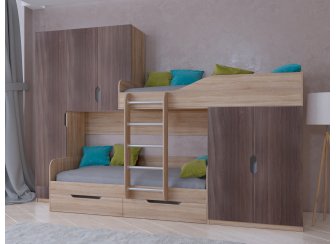 Двухъярусная кровать Лео