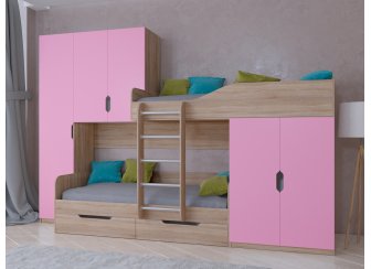 Двухъярусная кровать Лео
