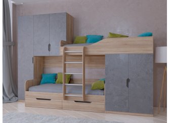 Двухъярусная кровать Лео