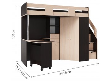 Двухъярусная кровать Лива