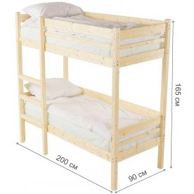 Двухъярусная кровать Микки