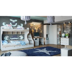 Двухъярусная кровать Ривьера СМ 241.11.12