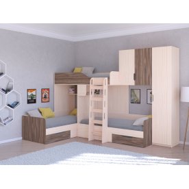 Двухъярусная кровать Трио/2