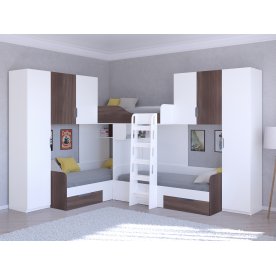 Двухъярусная кровать Трио/3