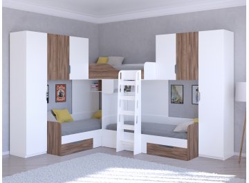 Двухъярусная кровать Трио/3