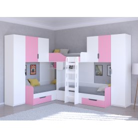 Двухъярусная кровать Трио/3