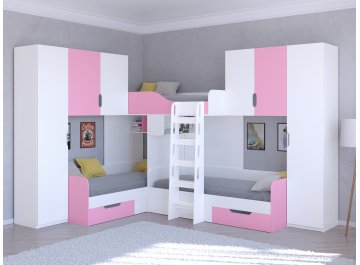 Двухъярусная кровать Трио/3