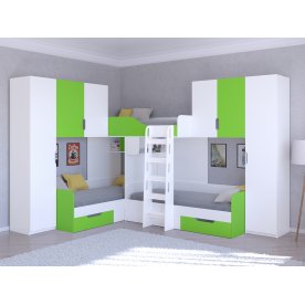 Двухъярусная кровать Трио/3