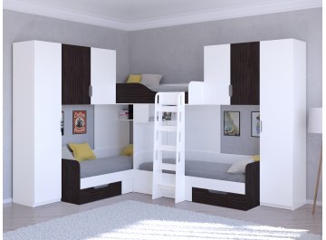 Двухъярусная кровать Трио/3