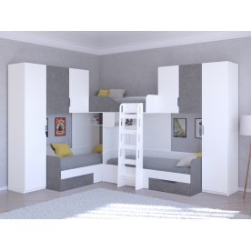 Двухъярусная кровать Трио/3