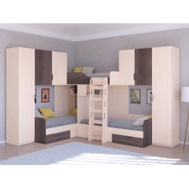 Двухъярусная кровать Трио/3