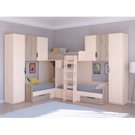 Двухъярусная кровать Трио/3