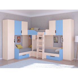 Двухъярусная кровать Трио/3