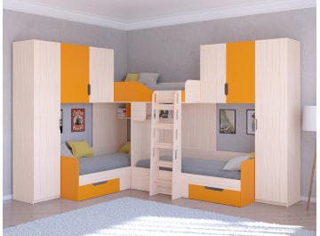 Двухъярусная кровать Трио/3