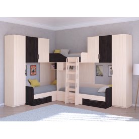 Двухъярусная кровать Трио/3