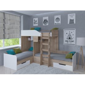 Двухъярусная кровать Трио