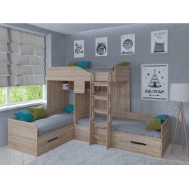 Двухъярусная кровать Трио