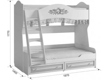 Двухъярусная кровать Алиса