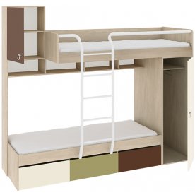 Кровать двухъярусная Тетрис 154.01