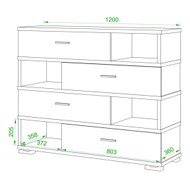Комод СБ-40/4
