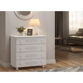 Комод Ассоль АС-5 белое дерево