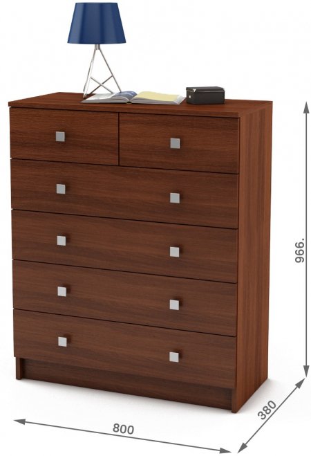 Комод Бостон-11 итальянский орех