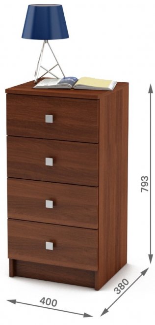 Комод Бостон-2 итальянский орех