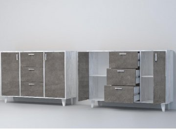 Комод Эго К-2 на ножках