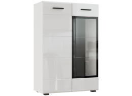 Комод Shine 80 белый / белый глянец
