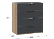 Комод Глосс ТД 319.04.01