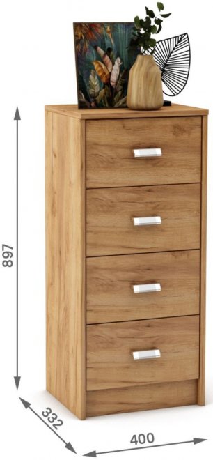 Комод Имидж-404 дуб золотистый