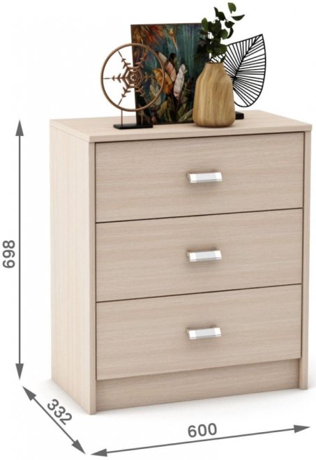 Комод Имидж-603 дуб молочный